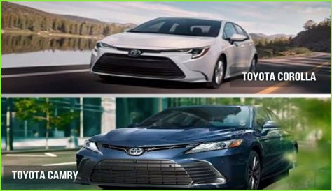 2020 Corolla vs. 2020 Camry