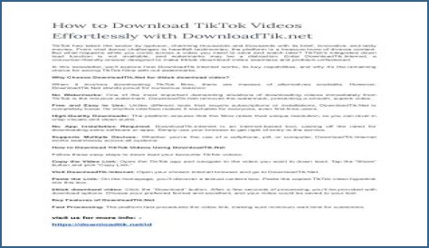 How To Download TikTok Videos Effortlessly
